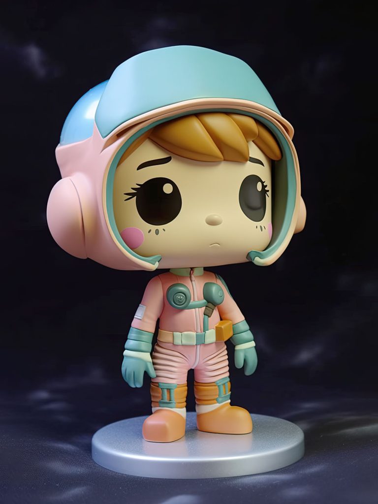 Midjourney卡通宇航员关键词分享插图1