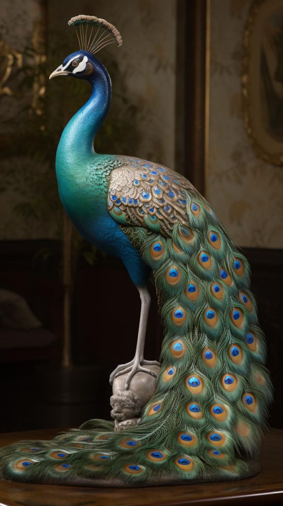 美丽的孔雀插图1