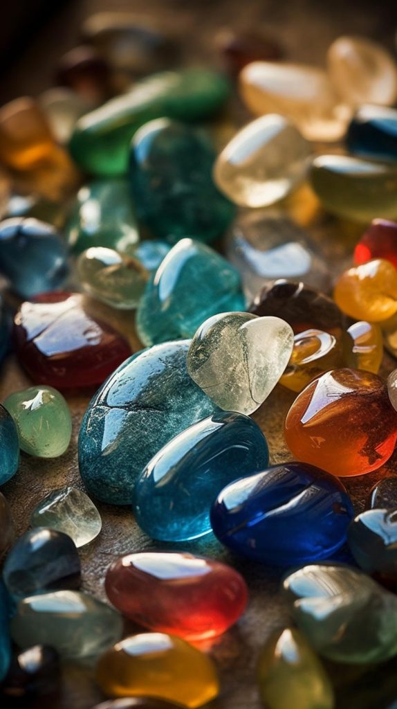 圆润玻璃石头插图1