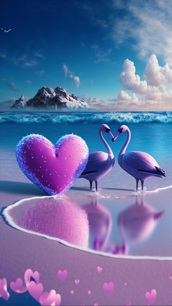 浪漫的蓝色海洋插图1